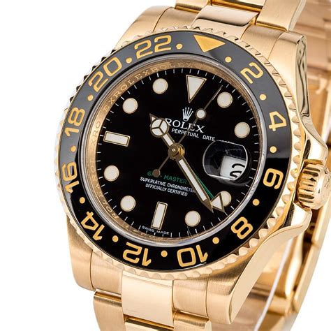 rolex black dial gold mena|rolex gmt master ii.